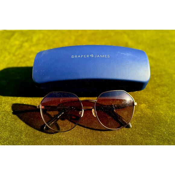 Draper James Accessories - ✨ NIB Draper James DJ7011 Geometric Metal Sunglasses in Gradient Brown 🕶️